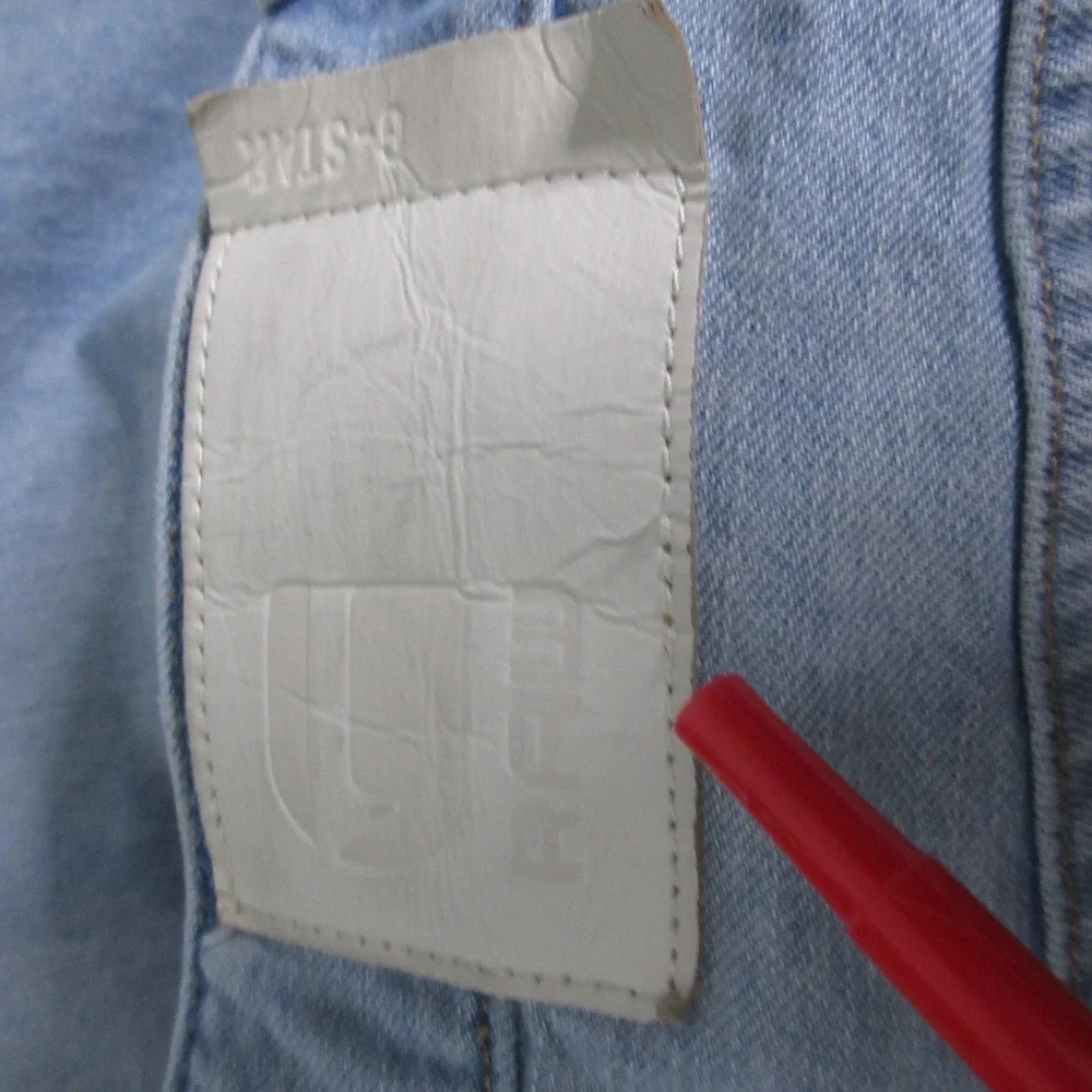 G-Star Raw 3301 Jorts Jean Shorts Men Cut Off Light‎ Wash Button Fly Streetwear